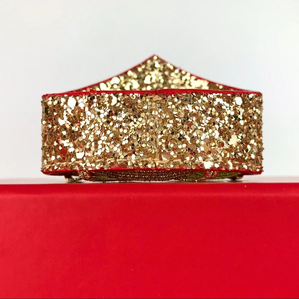 MOSHIQA Gold Glitter Star Crown Tiara Pet Cat Dog Hat Elastic Chihuahua Sparkly
